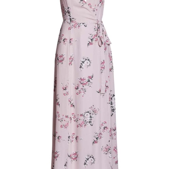 Wayf Angelina slit wrap gown - Picture 6 of 8